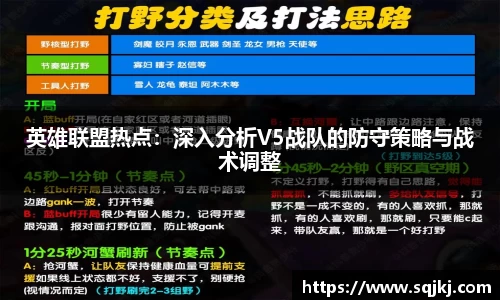 英雄联盟热点：深入分析V5战队的防守策略与战术调整